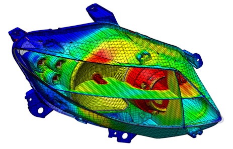 Scheinwerferauslegung mit FLOEFD