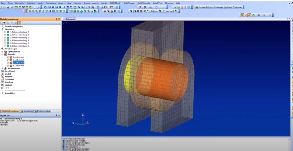 Video Femap mit NX Nastran Kontakt