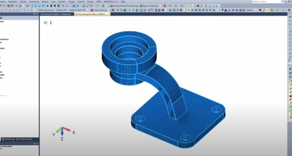 Video Hexaedervernetzung mit Femap